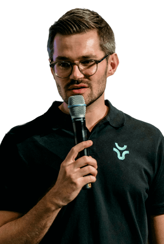 Image of basti talking